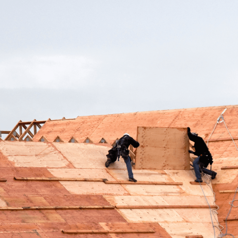 Crewe Roofers team working on a roof in Crewe